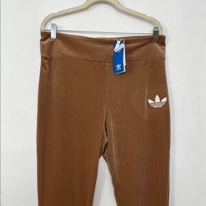 Adidas Women’s Velour Tan Leggings